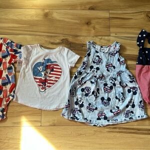 Baby girl 4th of July bundle